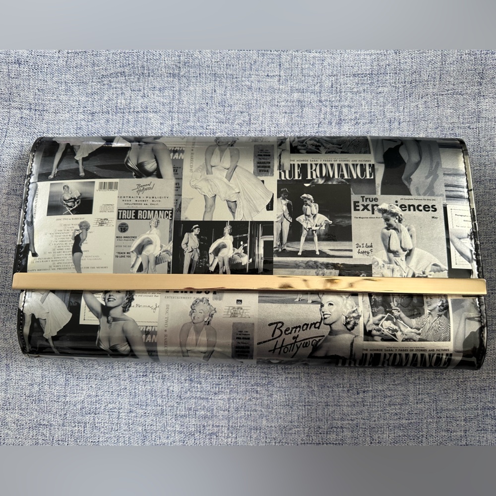Marilyn Monroe Handbag “leather” oversized clutch